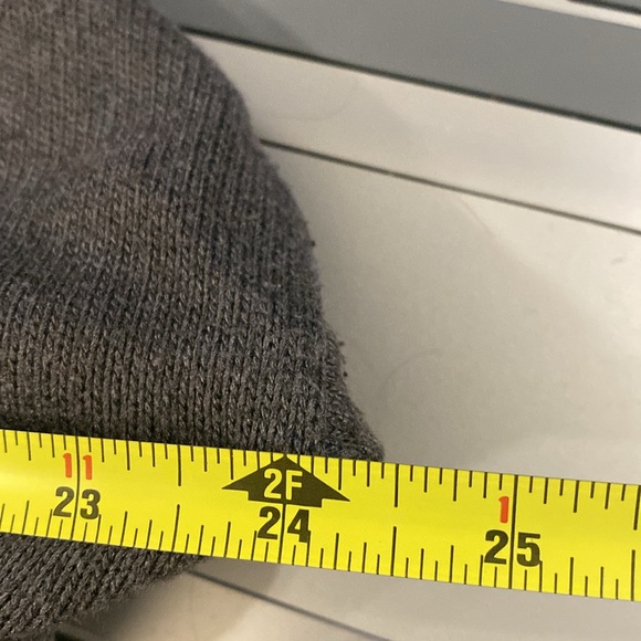 SEVEN7 - sweater: gray rayon / poly l/s w large silver sequin star - L - Picture 6 of 16